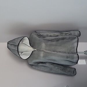 Tonia Debellis Black Mesh Hooded Jacket